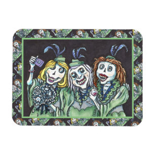 LOVELY CREEPY ZOMBIE BRIDESMAIDS NEHMEN SELBST MAGNET