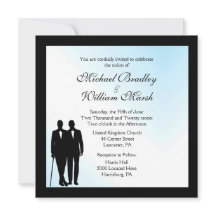 Lovely Day Gay Faire-part de mariage