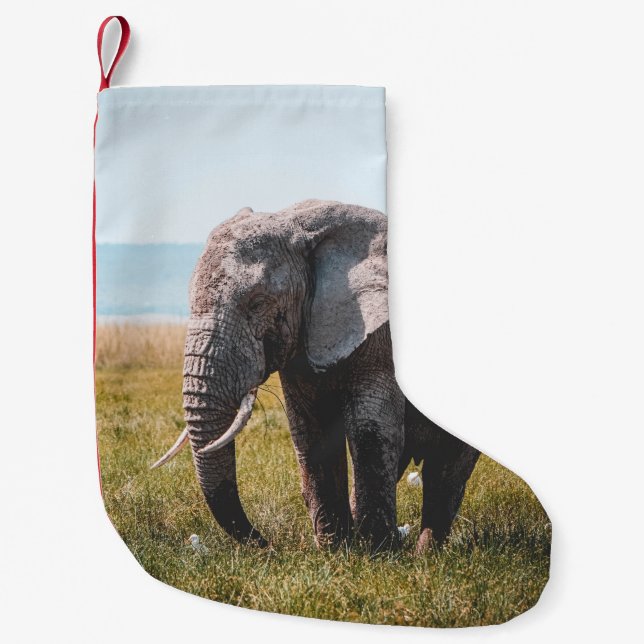 LOVELY ELEPHANT KLEINER WEIHNACHTSSTRUMPF (Vorderseite)