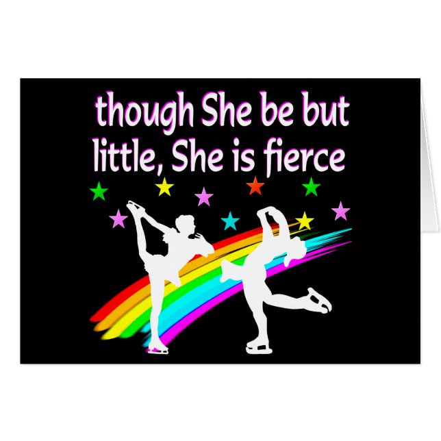 LOVELY FIGURE SKATER DUO DESIGN (Vorderseite (Horizontal))