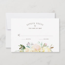 Lovely Florals | Watercolor Wedding RSVP