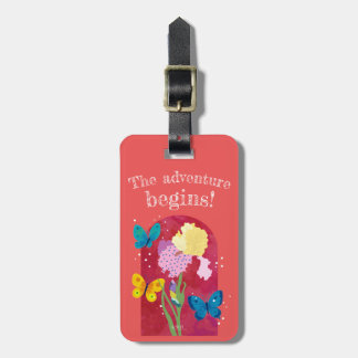 lovely flower tag -iris- gepäckanhänger