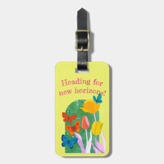 lovely flower tag -tulip- gepäckanhänger