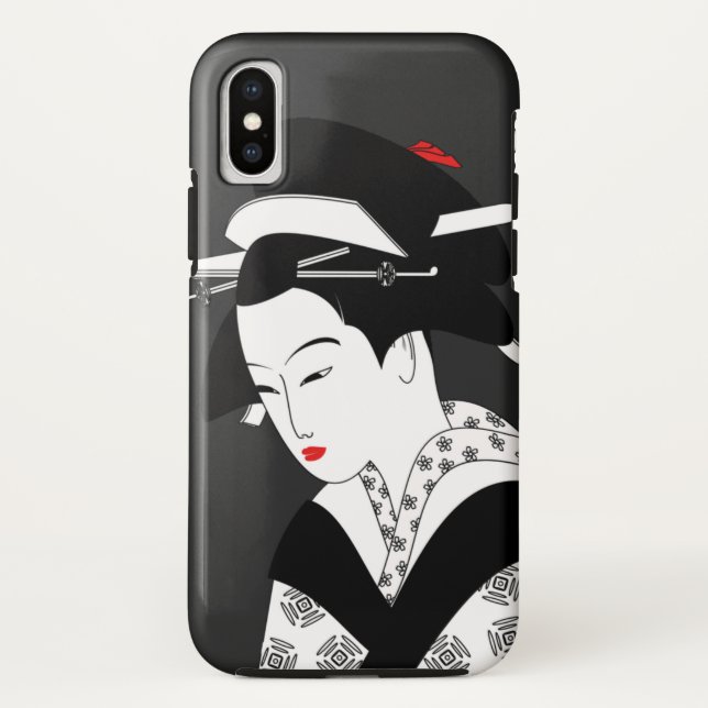 Lovely Geisha Case-Mate iPhone Hülle (Rückseite)