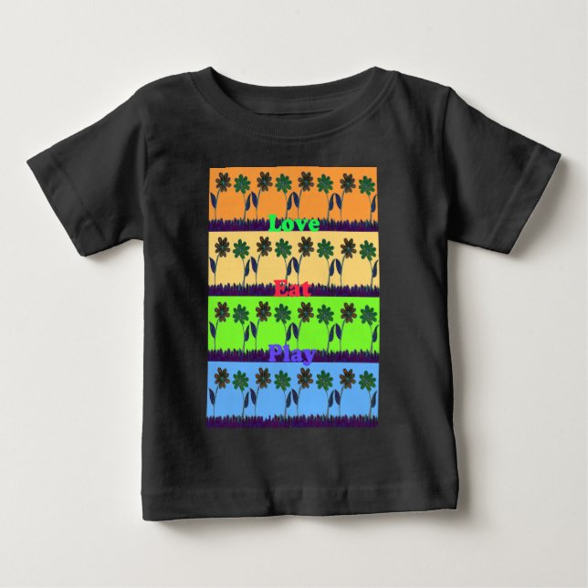 Lovely Girly Hakuna Matata Farben Gifts.png Baby T-shirt (Vorderseite)