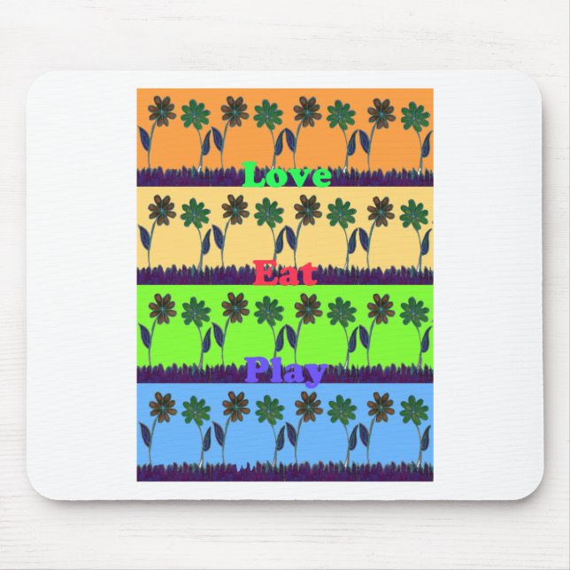 Lovely Girly Hakuna Matata Farben Gifts.png Mousepad (Vorne)
