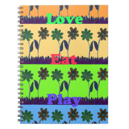 Lovely Girly Hakuna Matata Farben Gifts.png Notizblock