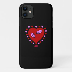 Lovely Heart Kisses Apple iPhone 11 Coque