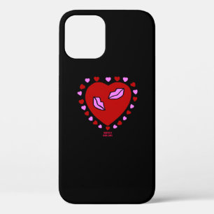 Lovely Heart Kisses Apple iPhone 12 Coque
