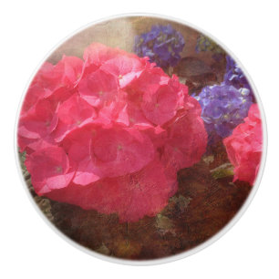 Lovely Hydrangea Keramikknauf