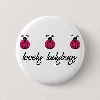 Lovely Ladybugs Button