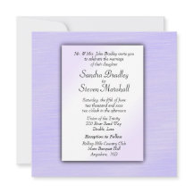 Lovely Lavender Faire-part de mariage
