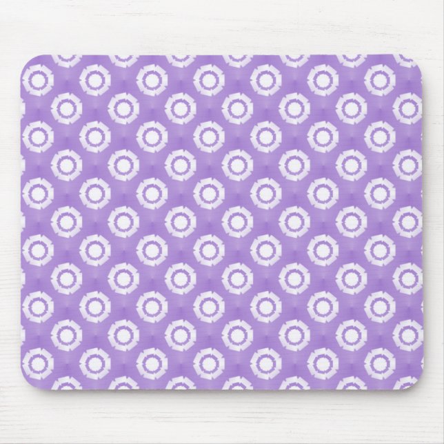 Lovely Lavender Funky Blume Mousepad (Vorne)