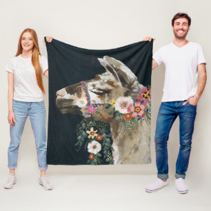 Lovely Llama Fleecedecke