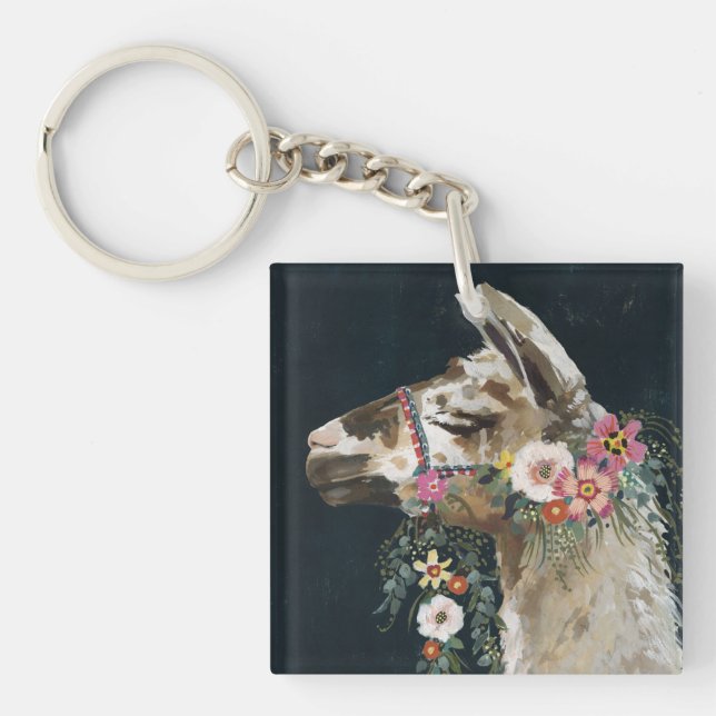 Lovely Llama Schlüsselanhänger (Vorderseite)