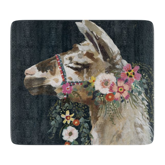 Lovely Llama Schneidebrett (Vorderseite)