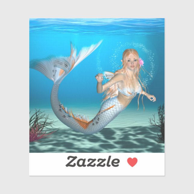 Lovely Mermaid Aufkleber (Blatt)