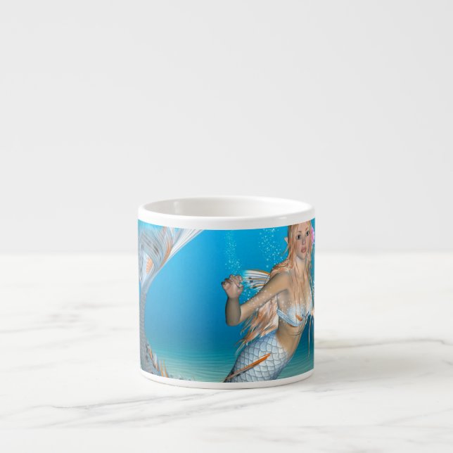 Lovely Mermaid Espressotasse (Vorderseite)