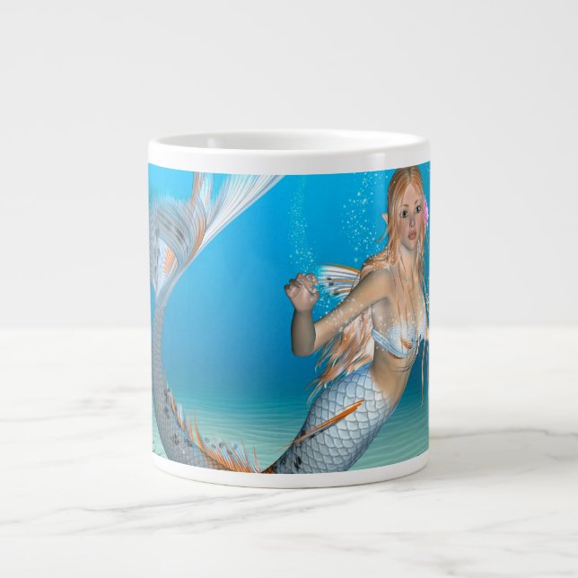 Lovely Mermaid Jumbo-Tasse (Vorderseite)