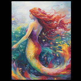 Lovely Mermaid Postcard Postkarte