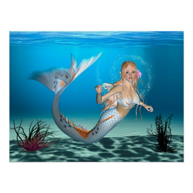 Lovely Mermaid Poster (Vorderseite)