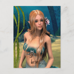 Lovely Mermaid Postkarte
