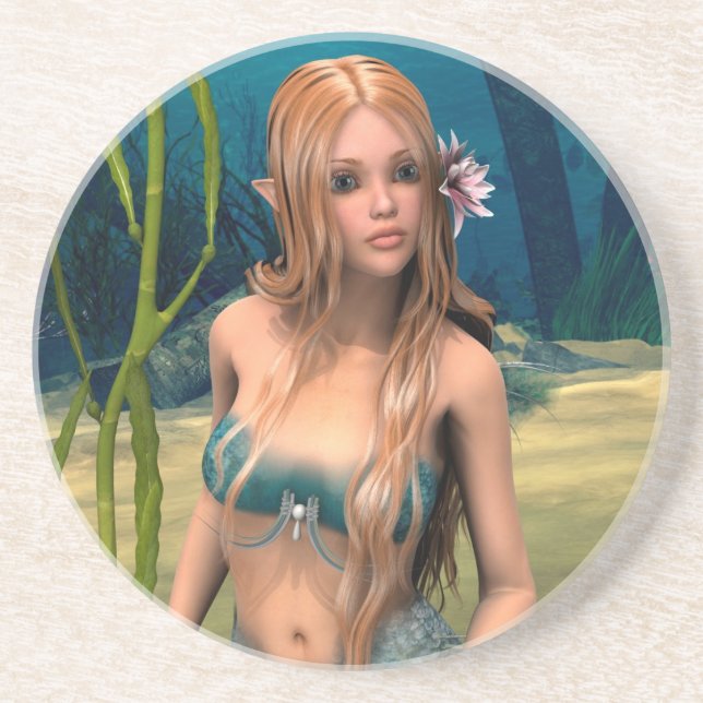 Lovely Mermaid Untersetzer (Vorne)