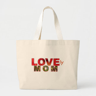 LOVEly MOM Mothers Day Gift Jumbo Stoffbeutel