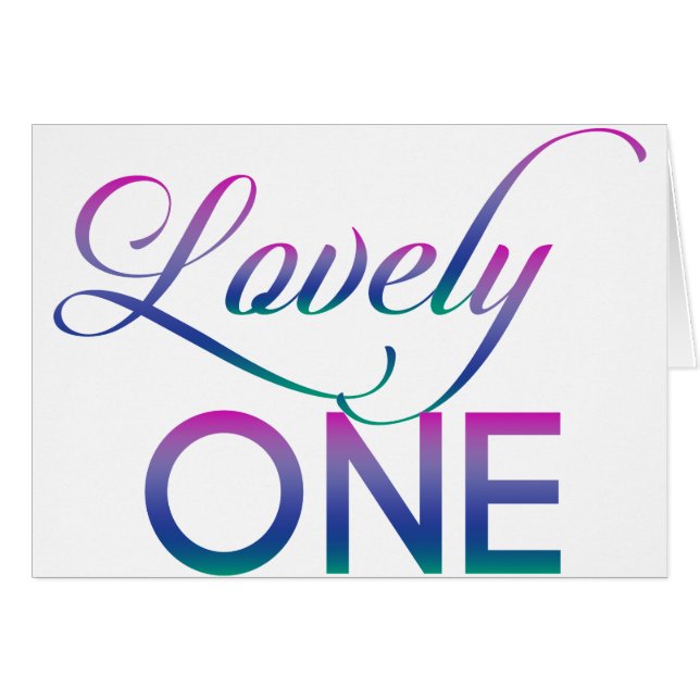Lovely One (Vorderseite (Horizontal))