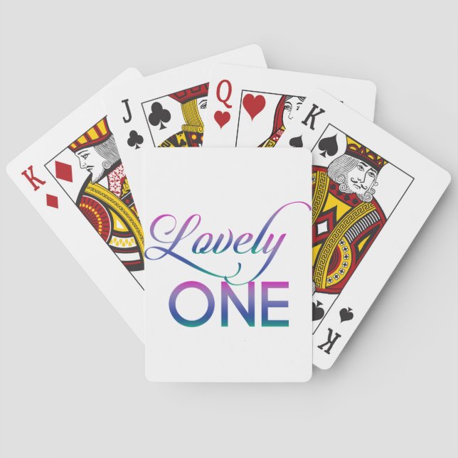 Lovely One Spielkarten (Rückseite)