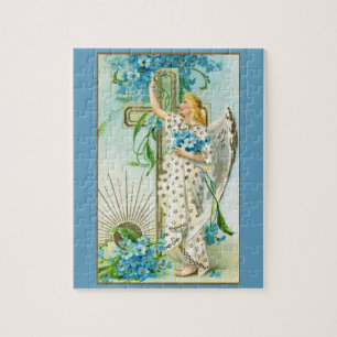 Lovely Oublie Moi Pas Angel Jigsaw Puzzle
