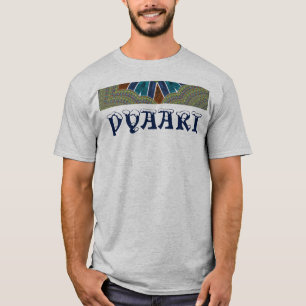 Lovely Pyaar Text Farbige Damastmuster-Vektor   T-Shirt