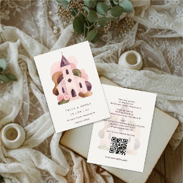 Lovely Rustic Pink Tones Church Wedding  Einladung