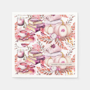 Lovely Shabby Chick Herbstmuster Serviette