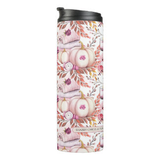 Lovely Shabby Chick Herbstmuster Thermosbecher