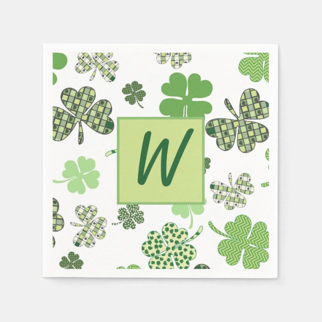Lovely St. Patrick's Serviette (Vorderseite)