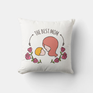 Lovely The Best Mother's Day Coussin décoratif