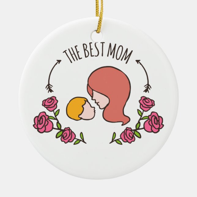 Lovely The Best Mother's Day | Ornement (Devant)
