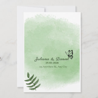 lovely wedding invitation