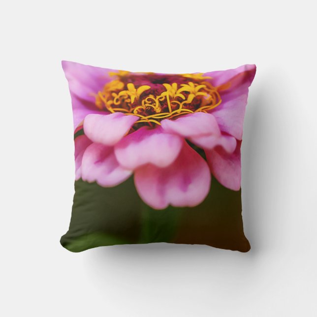 Lovely Zinnia Kissen (Vorderseite)