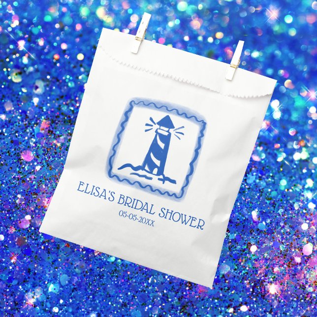 LoveNotes vom Sea Lighthouse CUSTOM Brautparty Geschenktütchen (LoveNotes from Sea Lighthouse CUSTOM Bridal Shower Favor Bag
)