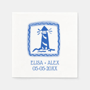 LoveNotes vom Sea Lighthouse CUSTOM WEDD Serviette