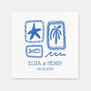 LoveNotes vom Sea Niedlich Beach CUSTOM WEDING Serviette
