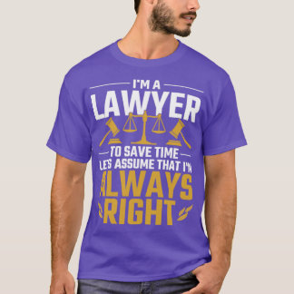 Lover Advocate Funny Attorney Lawyer T-Shirt