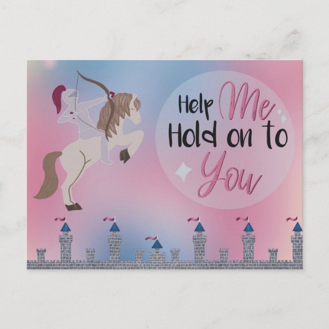 Lover Album Postcard: Der Bogenschütze Postkarte (Vorderseite)