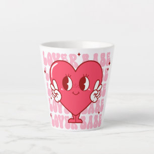 Lover Babe   Niedliches Lächeln des Herzens und Wi Milchtasse