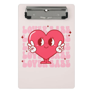 Lover Babe Niedliches Lächeln des Herzens und Wi Mini Klemmbrett