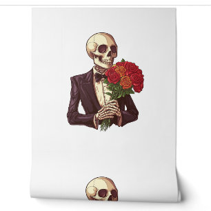Lover Bones - Funny Romantic Skeletts Tapete