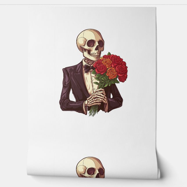 Lover Bones - Funny Romantic Skeletts Tapete (Abrollen)