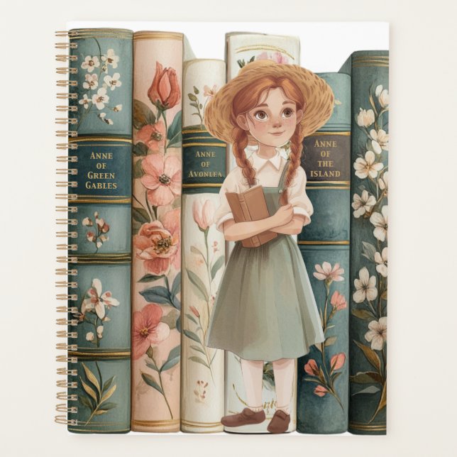 Lover buchen | Anne von Green Gables | Blumenbüche Planer (Vorderseite)